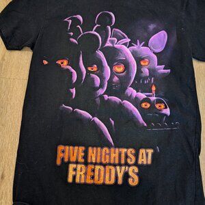 Five Nights at Freddy's - Black Tshirt - Size Small
